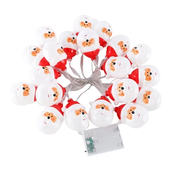 LED Light String Santaclaus String LED Light Christmas Aed Decor Puhkus Valgustus Decor Pulmad Decor Light