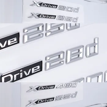 1X ABS Plastikust Auto XDrive Embleemi Sisekujundus Kleebis X Drive 18d 20d 23 d 25d 28d 30d 35d 40d 45d 48d 50d 55d BMW X1 X3 X5 X6 jne