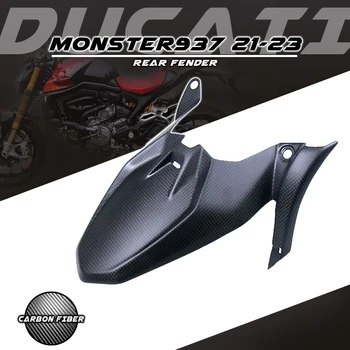 Eest Ducati Monster 937 2017 2019 2020 2021 2022 2023 100% 3K Kuiv süsinikkiust Mootorratta Muudetud Tagumine Poritiib HUGGER MUDGUARD