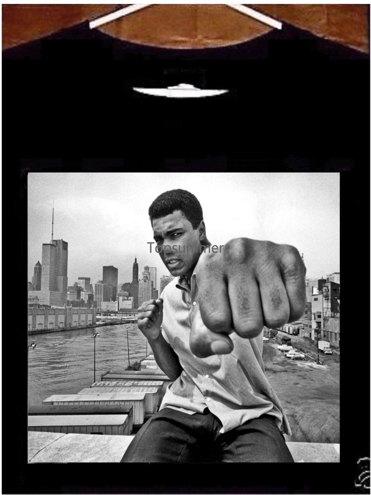 Muhammad Ali T-Särk Muhammad Ali Rusikas Tee Särk, Lühikesed Varrukad Pluss Suurus Allahindlus Uus Kuum Top T-Särk0