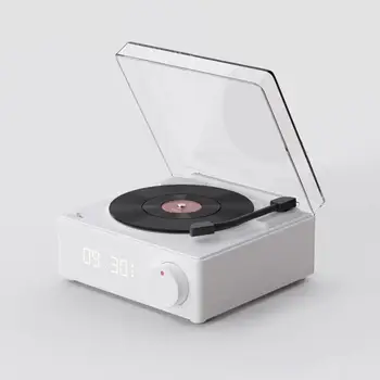 2023 Uus tuule record player bluetooth kõlar time machine bluetooth audio retro koos turntable äratuskell HD heli kvaliteet