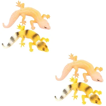 Simulatsioon Gecko Kummist Sisalik Kujud Mudel PVC Loomade Arvud Kujukeste, Väike Teenetemärgi Desktop