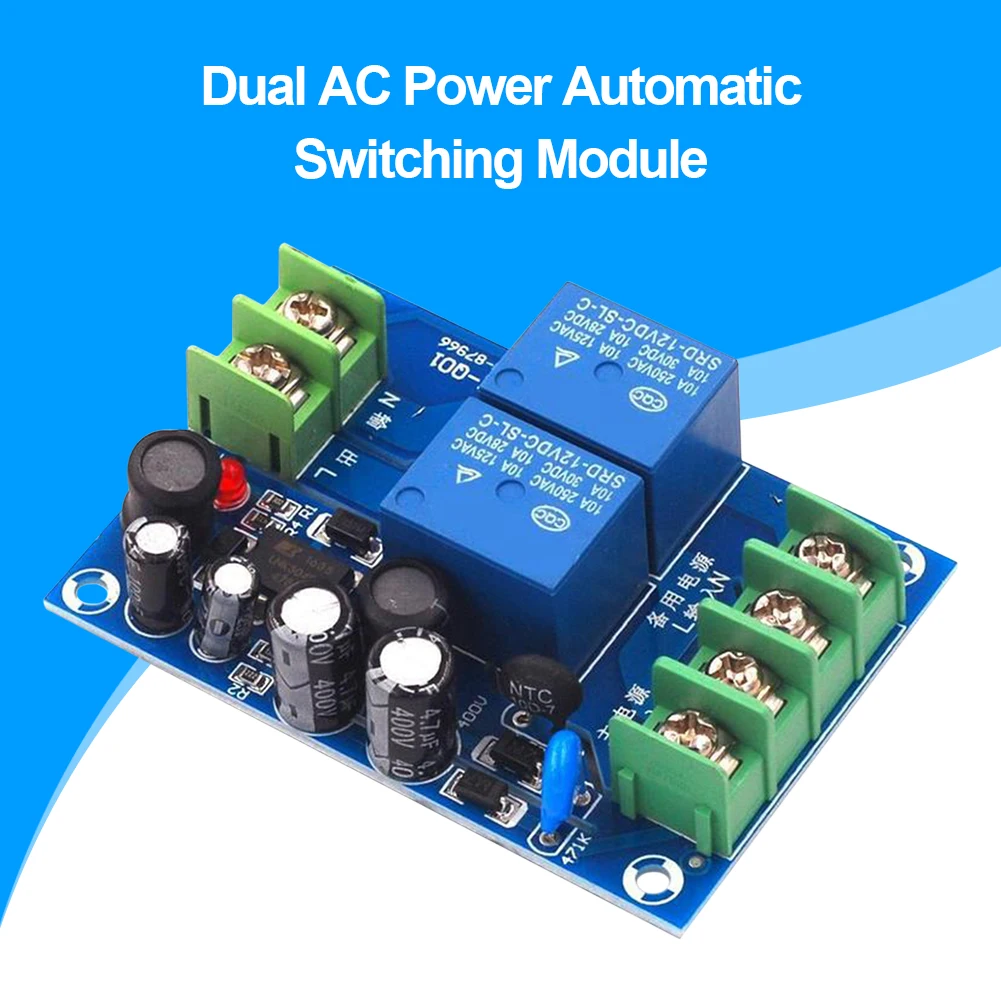 AC 85-240V 10 Amp Dual Toide Automaatne Lülitus kontrollermooduli Juhatus5