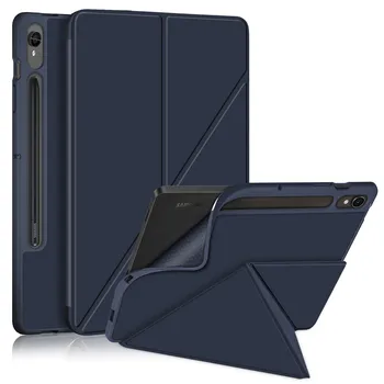 Ultra Õhuke Nahast tasku koos Pliiatsi Pesa Samsung Galaxy Tab S9 Plus 2023 12.4 X816B X818U X810 Smart Cover