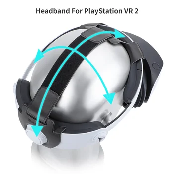 Survet Leevendada Pea Rihma PlayStation VR 2 Prillid Pikkus Reguleeritav Nahast Mugav Peapaela PSVR2 Tarvikud