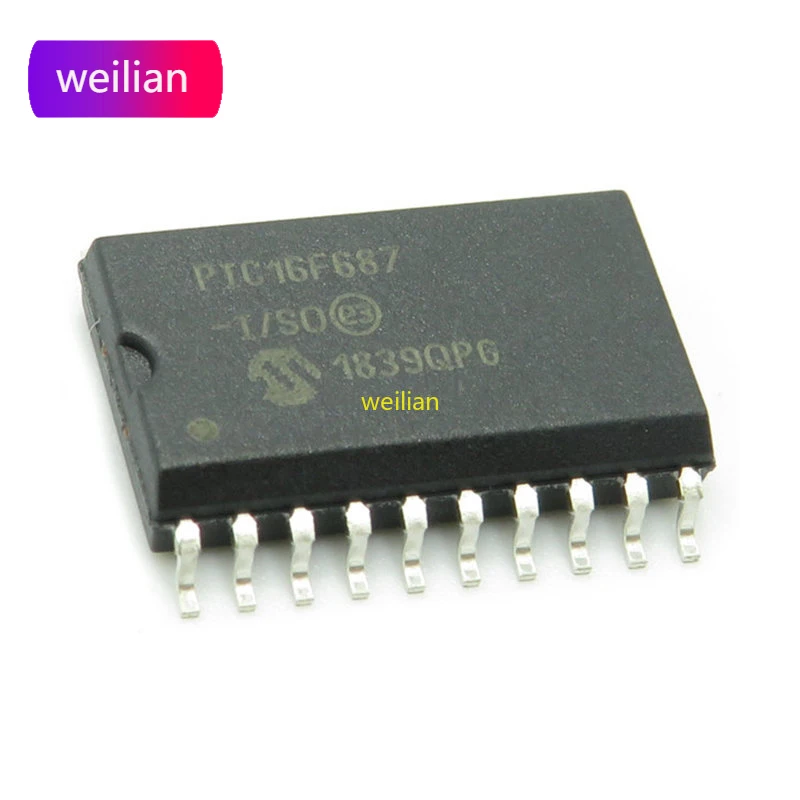 1-100 TK PIC16F687-I/SO SMD SOP-20 PIC16F687 8-bitine Mikrokontroller MCU-SCM-Chip Brand New Originaal1