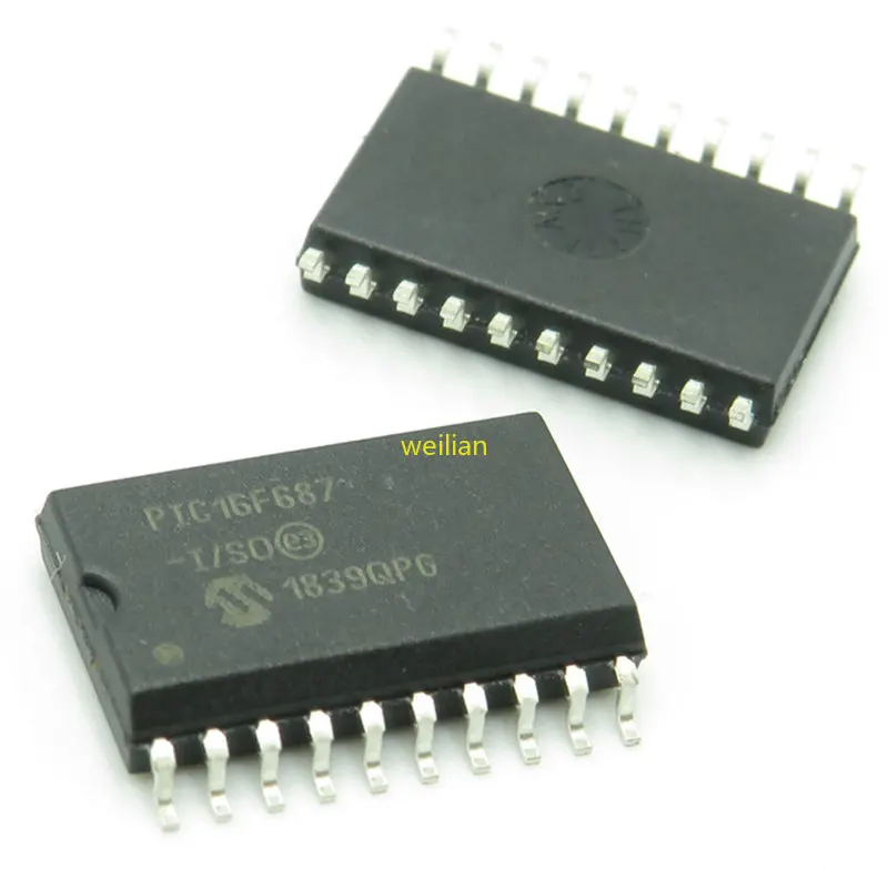 1-100 TK PIC16F687-I/SO SMD SOP-20 PIC16F687 8-bitine Mikrokontroller MCU-SCM-Chip Brand New Originaal2