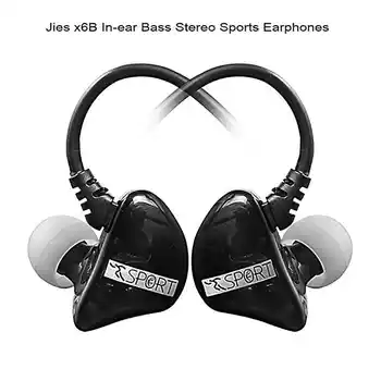X6B In-ear Rippuvad Tüüp Bass Stereo Väljas Sport Kõrvaklapid 1.2 Meetrine Kaabel, Kõrvaklappide 3,5 mm Peakomplekti