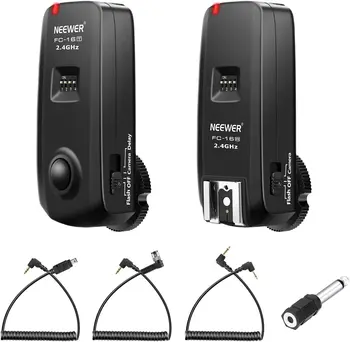 Neewer FC-16 Multi-Channel 2.4 GHz, 3-IN-1 Wireless Flash/Studio Flash Trigger Remote Shutter Nikon D7100 D7000 D5100 D3S