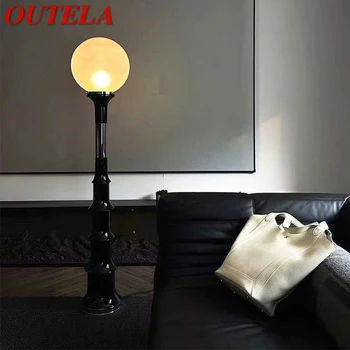 OUTELA Põhjamaade Minimalism Põranda Lamp Kreem Stiilis elutuba, Magamistuba LED Loovust Dekoratiivsed Atmosfääri