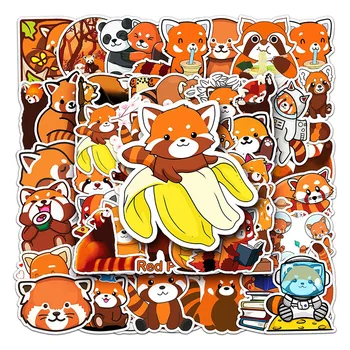 50Sheets Cartoon Armas Punane Panda Doodle Kleebised Kohver Kiiver Külmik, Sülearvuti Kleepsud Individuaalsust Laste Mänguasi Kingitus