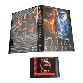 Mortal Kombat MD Mäng Kassett 16 Bit NTSC Ja PAL Video Mängu Konsool