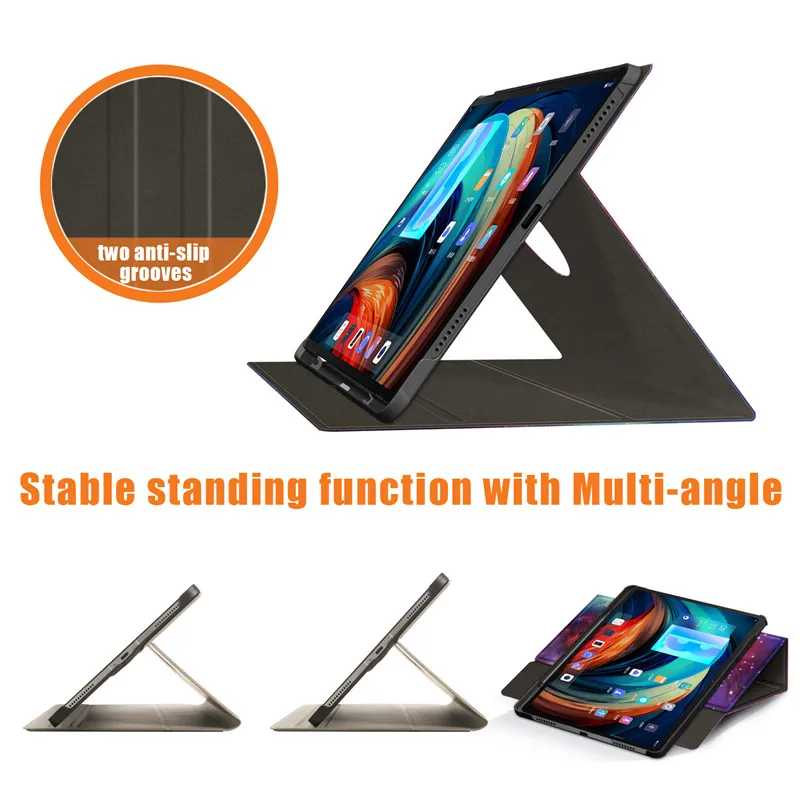 Multi-angle Seista Rotative Lenovo Tab P12 Pro TB-Q706F/Z Smart Tablett Juhul Pliiatsi Omanik Kaas Xiaoxin Pad Pro 2021 12.6