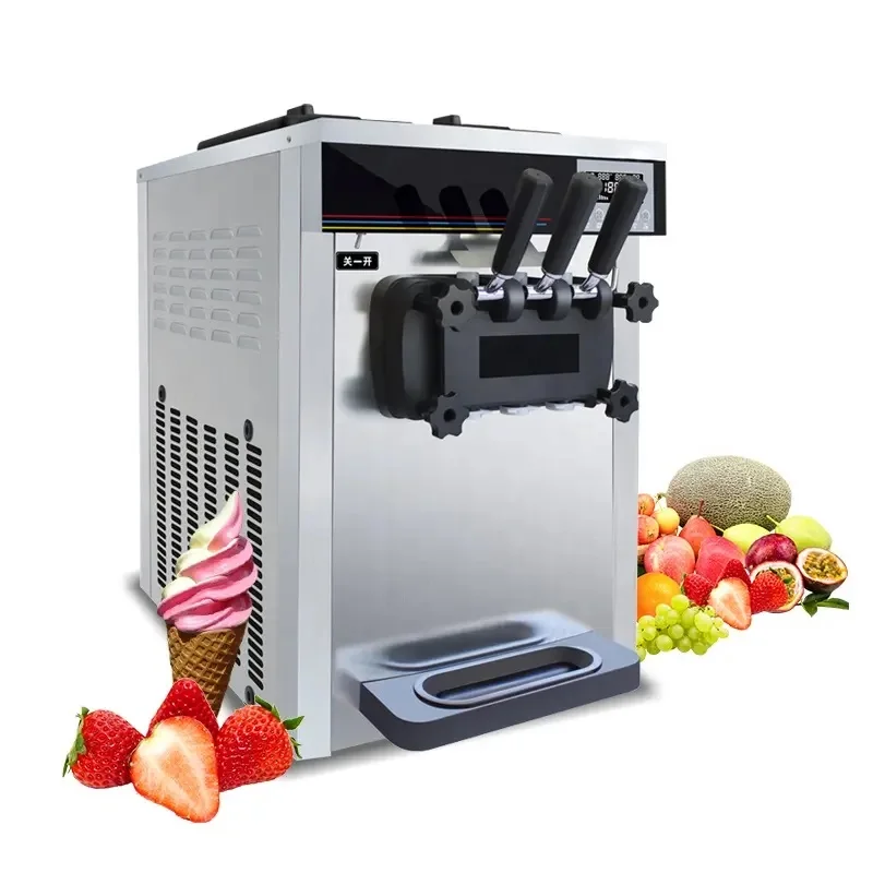 MK-618CTB Professionaalne äri-Automaatne Jäätise Maker Machine 3 Flavor-Soft Serve Jäätise Masin CFR MERE0