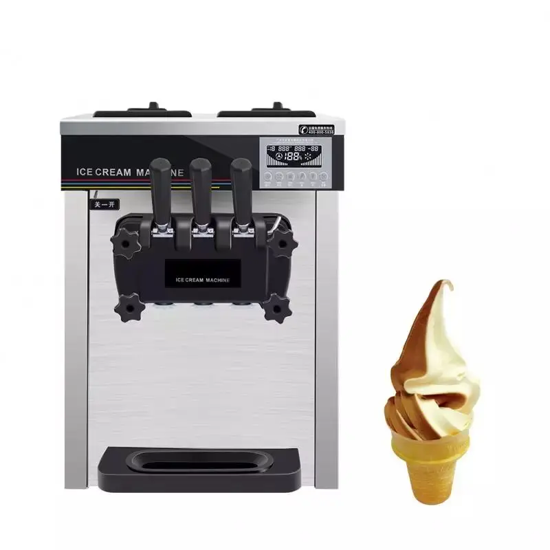 MK-618CTB Professionaalne äri-Automaatne Jäätise Maker Machine 3 Flavor-Soft Serve Jäätise Masin CFR MERE1