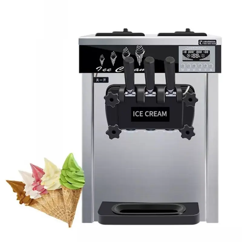 MK-618CTB Professionaalne äri-Automaatne Jäätise Maker Machine 3 Flavor-Soft Serve Jäätise Masin CFR MERE2