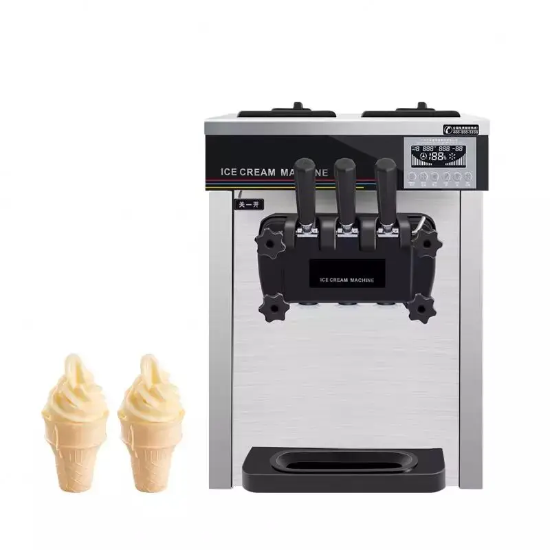 MK-618CTB Professionaalne äri-Automaatne Jäätise Maker Machine 3 Flavor-Soft Serve Jäätise Masin CFR MERE3
