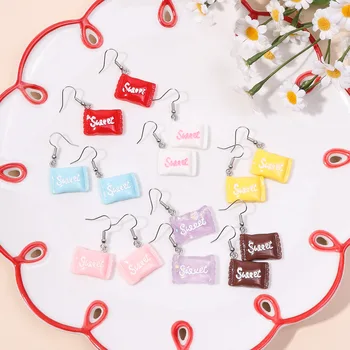 Mini Candy Suupiste Vaik Kõrvarõngad Naistele Tüdruk Simulatsiooni Toidu Tolknema Kõrvarõngad Tüdruk Kids Fashion Ehted Dropshipping