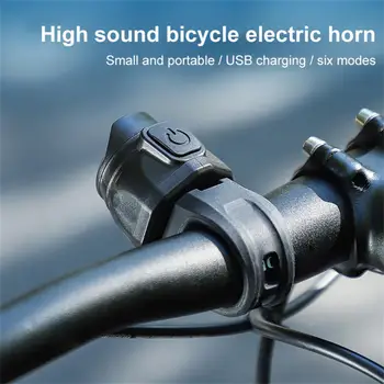 Laetav Jalgratta, Mootorratta Elektrilised Bell Sarv 6 Režiimid Lenkstangi MTB Maanteel Jalgrattaga vargusevastane Alarm Horn Bike Tarvikud