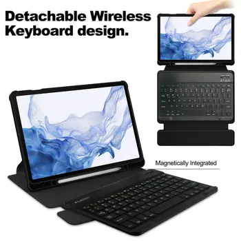 10tk/palju Touch pen Pesa 360 Kraadi Traadita Bluetooth-Keybaord Naha Puhul Koos Seista Samsung Galaxy Tab S9 Plus