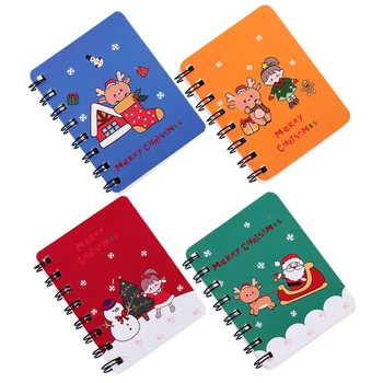 Compact Office Portable Notepad Coil Notepads Christmas Mini Spiraal Väike Sülearvuti Igapäevaseks Kasutamiseks Kingitused