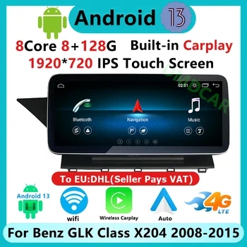 Tehase Hind Android AUTO Carplay Jaoks Mercedes Benz GLK X204 08-15 GPS Navigation Auto Video Mängija, Bluetooth Multimeedia Ekraan