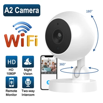 A2 Kaamera HD 1080P Traadita WiFi Kaamera Koju Smart Security Kaitse Kaamera Beebi Jälgimiseks, kahesuunaline Audio Valve Kaamera