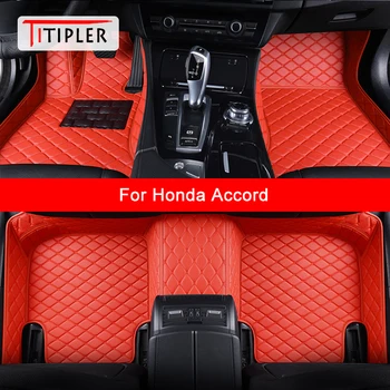 TITIPLER Kohandatud Auto põrandamatid Honda Accord 6 7 8 9 10 11 Auto Tarvikud Suu Vaip