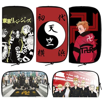 Anime Tokyo Revengers Prindi Rahakott Manjiro Atsushi Takemichi Manga Rahakotid Pikk Mündi Telefoni Krediitkaardi Ladustamise Kott Lukuga Taskud