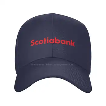 Scotiabank logo Mood kvaliteedi Denim ühise põllumajanduspoliitika Kootud müts Baseball cap