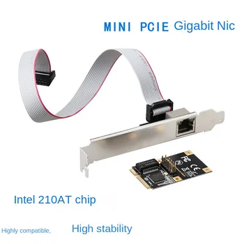 MPCIe Mini PCIe Gigabit Võrgu Kaart Desktop Võrgu Kaart 1000M Traadiga Võrgu Kaart I210 Kiip