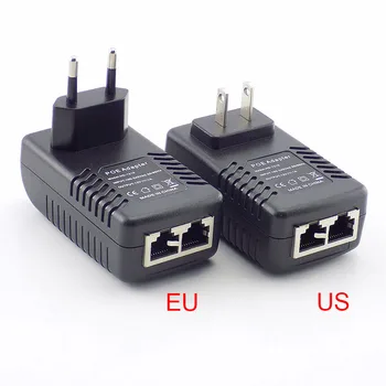 12V 1A POE Injector Seina Pistiku POE Switch, Toide Adapter Wireless Ethernet Adapter IP Kaamera CCTV US/EU Pistik L1