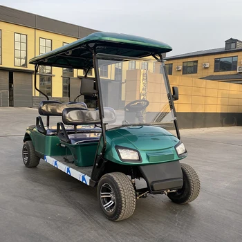 Custom 4 6 8 10 Kohaline Liitium Patareid Kokkuklapitavad golfiautod Electric Golf Cart kõige populaarsem tehase varustamine
