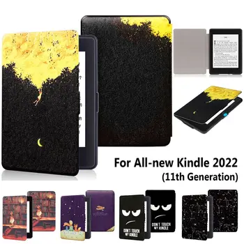 Nahast Screen Protector Magnet Smart Cover Folio Case Varruka Folio Case For All-uus Kindle 11. 2022 Välja 6 tolline C2V2L3