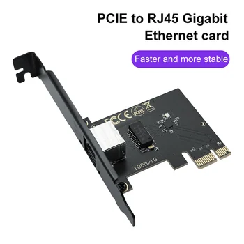 1000Mbps PCIe Võrgu Kaart PCIe X16 X8 X4 X1, Et RJ45 Gigabit Ethernet Adapter Card 10/100/1000Mbps RTL8111H Kiip