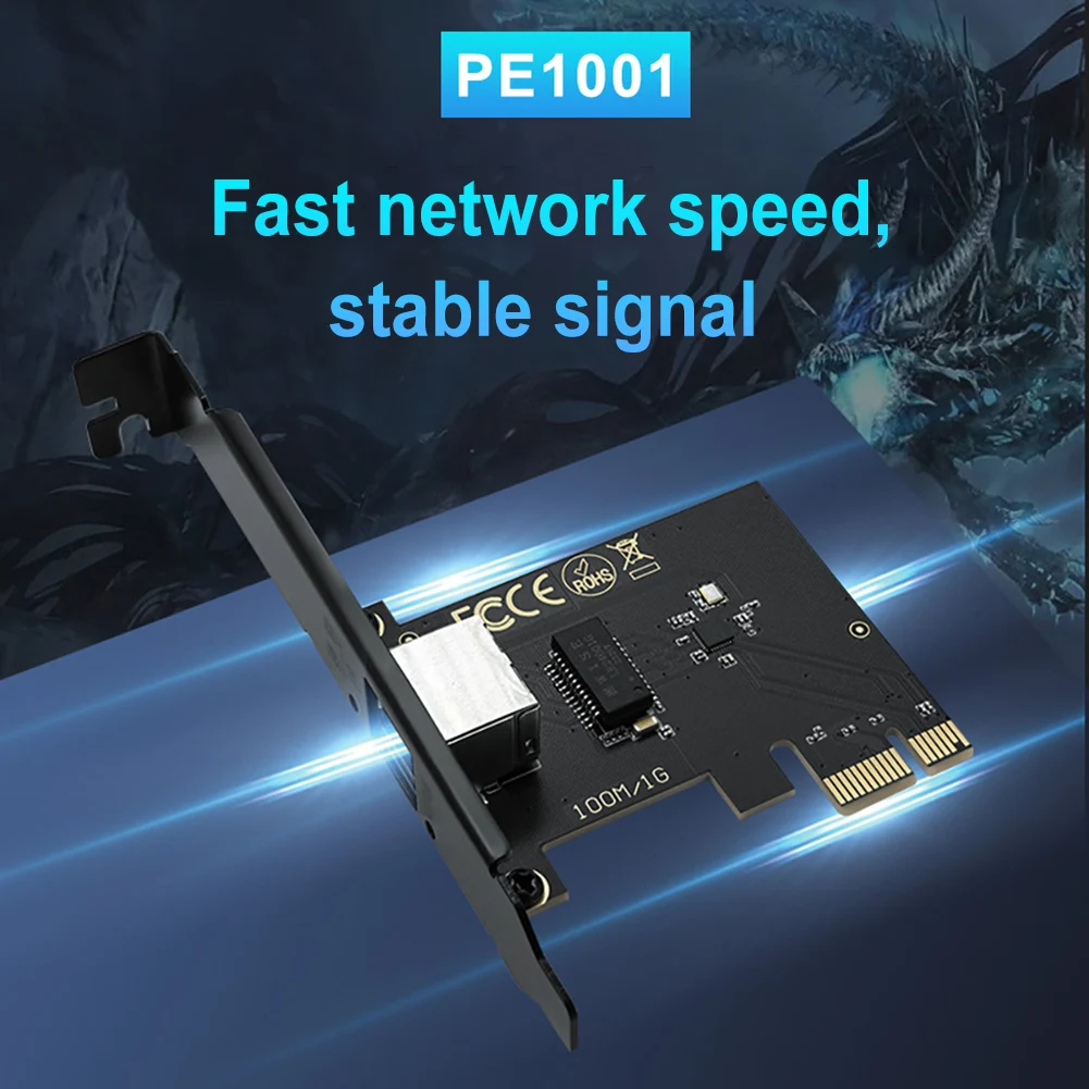1000Mbps PCIe Võrgu Kaart PCIe X16 X8 X4 X1, Et RJ45 Gigabit Ethernet Adapter Card 10/100/1000Mbps RTL8111H Kiip3