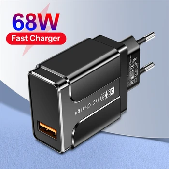 68W Super Fast Charger Kiire Laadimine 3.0 USB-Seina Laadija Mobiiltelefoni Laadija Adapter Huawei Mata 40 Au 60 OPPO RENO 7 5G