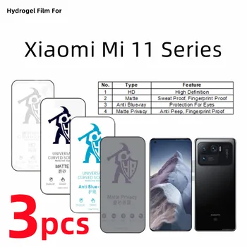 3tk HD Hüdrogeeli Film Xiaomi Mi 11 Ultra Matte Screen Protector For Mi 11T Pro 11lite 11X Pro 11i Silmade Hooldus Anti Spy Matt