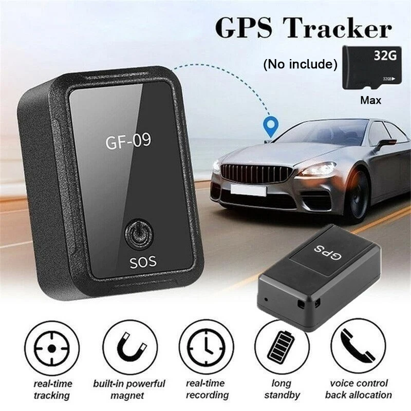 Auto Mini GPS Tracker GF-09 reaalajas Jälgimise kahjude vältimiseks SIM-Positsioneerimine Tugev Magnet Seat Portable3