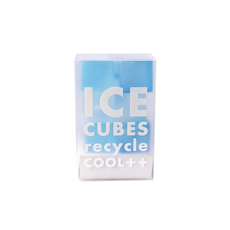 12TK Ice Cube PE Taaskasutatavad Sinine Ruut Cartoon Jäähoki Kasti Jahutus Jää Cola Viski Saab taaskasutada Jäähoki Kodu1