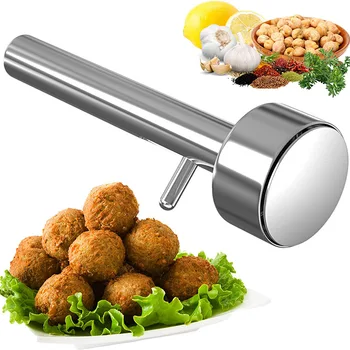Meatball Maker Suur Falafel Palli Tegemine Kühvel Hallituse Liha Vajutades Vidinaid Roostevabast Terasest Nonstick Meatball Machine Köök Vahend