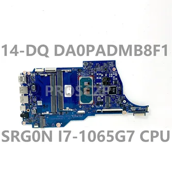 HP 14-DQ 14S-DQ DA0PADMB8F1 Kõrge Kvaliteedi Emaplaadi Sülearvuti Emaplaadi Koos SRG0N I7-1065G7 CPU DDR4 100% Täis Tööd Hästi