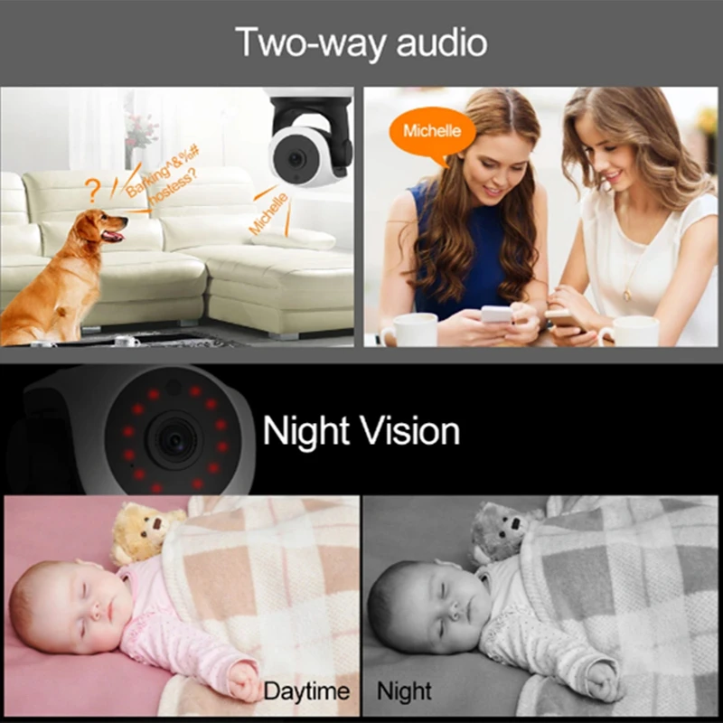 Algne Vstarcam 720P IP Kaamera K24 Järelevalve CCTV Turvalisus Kaitse IR Night Vision Kaamera Liikuvate Vaadata Baby Wifi Cam3