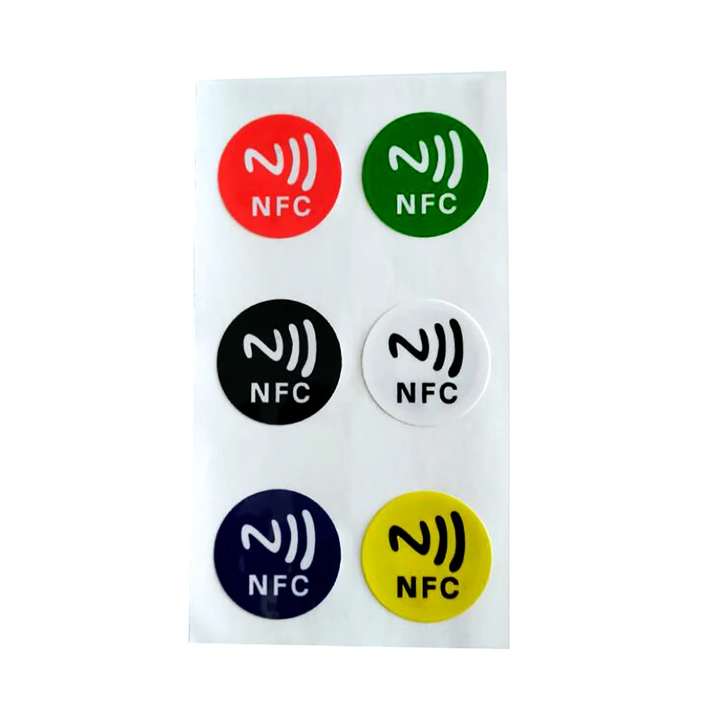 6tk/palju NFC-Silte, Kleebiseid NFC213 Silt Rfid-kiip Kaardi Liim Võti Sildid llaveros llavero Token Patrull1