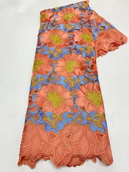 Guipure Kvaliteetne Pits Juhe Nigeeria Poole Pulm Kleidid Naiste Mood Prantsuse Lahustub Vees Kui 5 Meetrit-Aafrika Kangast Õmblemise