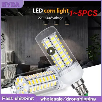 1~5TK 5730 E27 LED Corn Lamp energiasääst Tuled Led-Lamp, 220V 110V Lampada Küünal Ampull LED Corn Lambid
