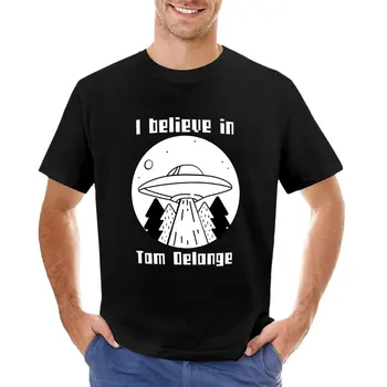 Tom Delonge T-ShirtI USUN TOM DELONGE UFO T-Särk T-särk lühikeste Esteetiline rõivad meeste graafiline t-särgid suur ja pikk