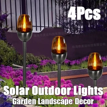 4tk LED Päikese Tuled Õues, Kodus Maastikku Atmosfääri Uus Hoov, Rõdu Muru Aedade Kaunistamiseks Veekindel Kalmistu Lambid
