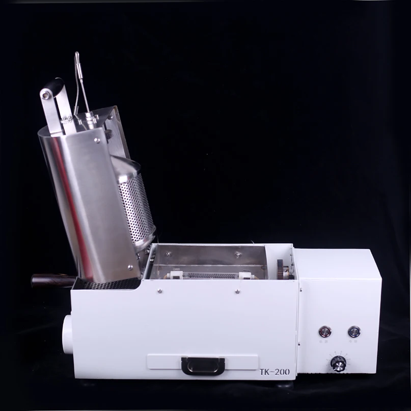 TK-200 leibkonna kohvi röstimise masin väike küpsetamine masin elektrilised praetud oad elektromehaanilised soojuse 100-200G võimsus2