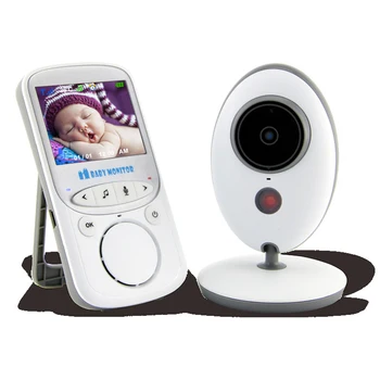 2,4-Tolline Traadita Baby Monitor Elektrooniline Beebi Video Kahesuunaline Audio Kaamera Lapsehoidja Öise Nägemise Temperatuuri Jälgida Baby Care